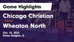 Chicago Christian  vs Wheaton North  Game Highlights - Oct. 16, 2022