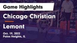 Chicago Christian  vs Lemont  Game Highlights - Oct. 19, 2022