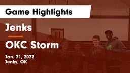 Jenks  vs OKC Storm Game Highlights - Jan. 21, 2022