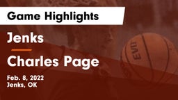 Jenks  vs Charles Page  Game Highlights - Feb. 8, 2022
