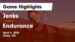 Jenks  vs Endurance Game Highlights - April 6, 2024