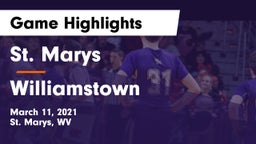 St. Marys  vs Williamstown  Game Highlights - March 11, 2021