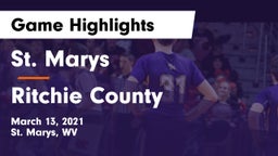 St. Marys  vs Ritchie County Game Highlights - March 13, 2021