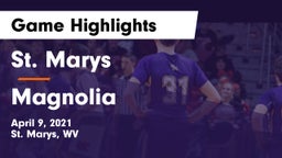 St. Marys  vs Magnolia  Game Highlights - April 9, 2021