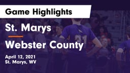 St. Marys  vs Webster County  Game Highlights - April 12, 2021