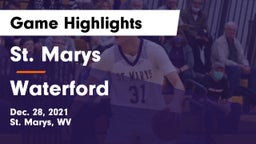 St. Marys  vs Waterford  Game Highlights - Dec. 28, 2021