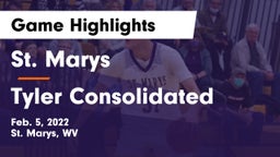 St. Marys  vs Tyler Consolidated  Game Highlights - Feb. 5, 2022