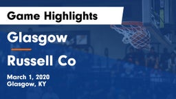 Glasgow  vs Russell Co Game Highlights - March 1, 2020