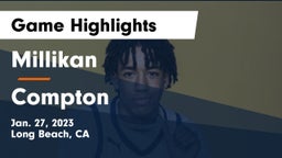 Millikan  vs Compton  Game Highlights - Jan. 27, 2023