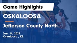 OSKALOOSA  vs Jefferson County North  Game Highlights - Jan. 14, 2022