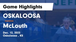 OSKALOOSA  vs McLouth Game Highlights - Dec. 12, 2023