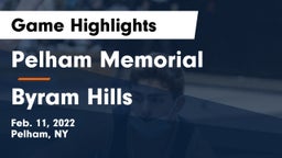 Pelham Memorial  vs Byram Hills  Game Highlights - Feb. 11, 2022