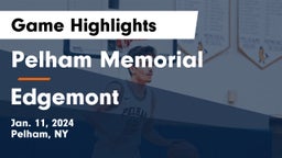 Pelham Memorial  vs Edgemont  Game Highlights - Jan. 11, 2024