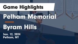 Pelham Memorial  vs Byram Hills  Game Highlights - Jan. 12, 2024