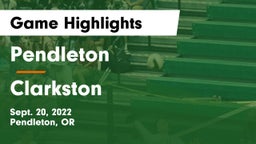Pendleton  vs Clarkston  Game Highlights - Sept. 20, 2022