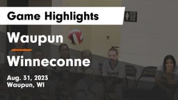 Waupun  vs Winneconne  Game Highlights - Aug. 31, 2023