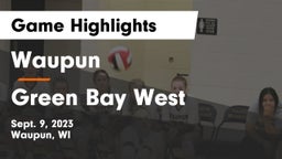 Waupun  vs Green Bay West Game Highlights - Sept. 9, 2023