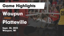 Waupun  vs Platteville  Game Highlights - Sept. 30, 2023