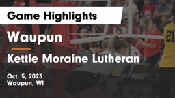 Waupun  vs Kettle Moraine Lutheran  Game Highlights - Oct. 5, 2023