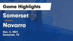 Somerset  vs Navarro  Game Highlights - Dec. 3, 2021