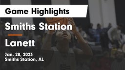 Smiths Station  vs Lanett  Game Highlights - Jan. 28, 2023