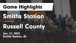 Smiths Station  vs Russell County  Game Highlights - Jan. 31, 2023