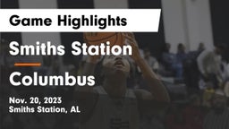 Smiths Station  vs Columbus   Game Highlights - Nov. 20, 2023