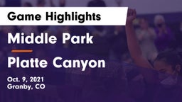 Middle Park  vs Platte Canyon  Game Highlights - Oct. 9, 2021