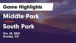 Middle Park  vs South Park  Game Highlights - Oct. 28, 2023