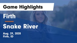 Firth  vs Snake River  Game Highlights - Aug. 29, 2020