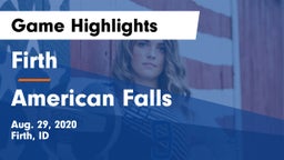 Firth  vs American Falls  Game Highlights - Aug. 29, 2020