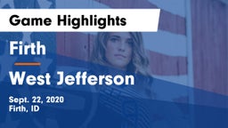 Firth  vs West Jefferson  Game Highlights - Sept. 22, 2020