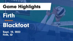 Firth  vs Blackfoot Game Highlights - Sept. 10, 2022