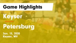 Keyser  vs Petersburg  Game Highlights - Jan. 15, 2020