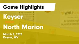 Keyser  vs North Marion  Game Highlights - March 8, 2023