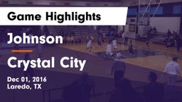 Johnson  vs Crystal City  Game Highlights - Dec 01, 2016