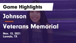 Johnson  vs Veterans Memorial  Game Highlights - Nov. 13, 2021