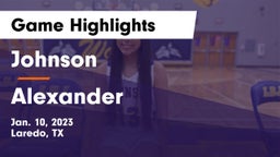 Johnson  vs Alexander  Game Highlights - Jan. 10, 2023