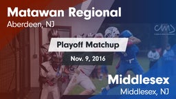 Matchup: Matawan Regional vs. Middlesex  2016