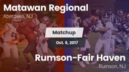 Matchup: Matawan Regional vs. Rumson-Fair Haven  2017