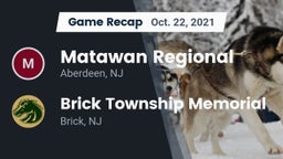 Recap: Matawan Regional  vs. Brick Township Memorial  2021