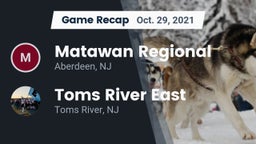 Recap: Matawan Regional  vs. Toms River East  2021