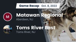 Recap: Matawan Regional  vs. Toms River East  2022