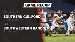 Recap: Southern Guilford  vs. Southwestern Randolph  2016