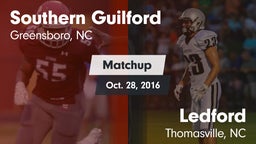Matchup: Southern Guilford vs. Ledford  2016