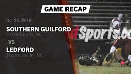Recap: Southern Guilford  vs. Ledford  2016