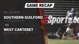 Recap: Southern Guilford  vs. West Carteret  2016