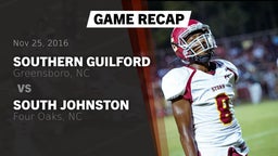 Recap: Southern Guilford  vs. South Johnston  2016