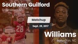 Matchup: Southern Guilford vs. Williams  2017