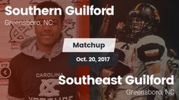 Matchup: Southern Guilford vs. Southeast Guilford  2017